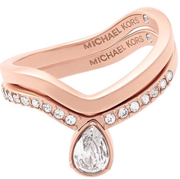 Michael Kors Jewelry - Michael Kors Rose Gold Rings